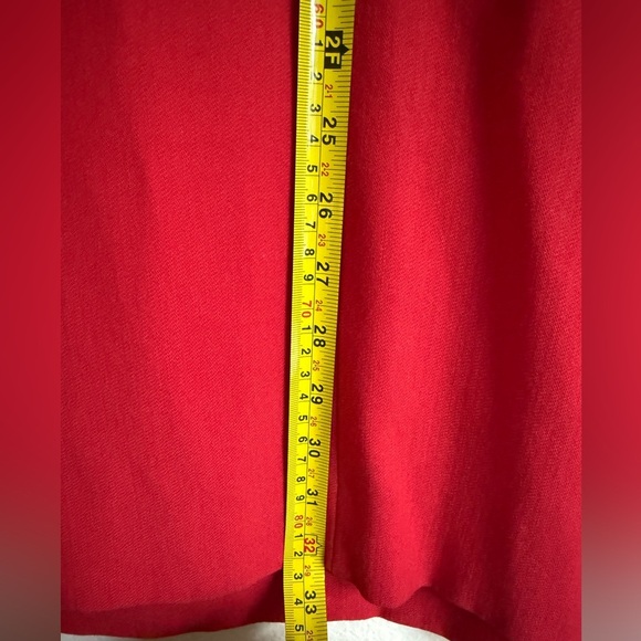 COS Red Draped Shift Dress - Picture 7 of 10